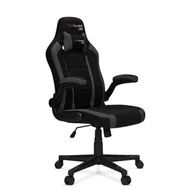 Fotele gamingowe - Pro-Gamer Atilla+ czarno-szary | - miniaturka - grafika 1