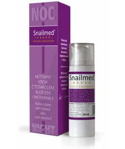 Snailmed Krem na noc do skóry wrażliwej 30ml 5907694906746 - Kremy do twarzy - miniaturka - grafika 2