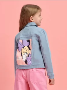 Sinsay - Kurtka jeansowa Myszka Minnie - niebieski - Kurtki i płaszcze dla dziewczynek - miniaturka - grafika 1