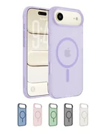 Etui i futerały do telefonów - Belkin SheerForce Grip Zgodne z MagSafe Etui na Telefon iPhone Air, Niskoprofilowe z Antypoślizgowymi Bokami – Magnetyczne, Przezroczyste i Odporne na Uderzenia Etui do iPhone'a – Lawenda - miniaturka - grafika 1