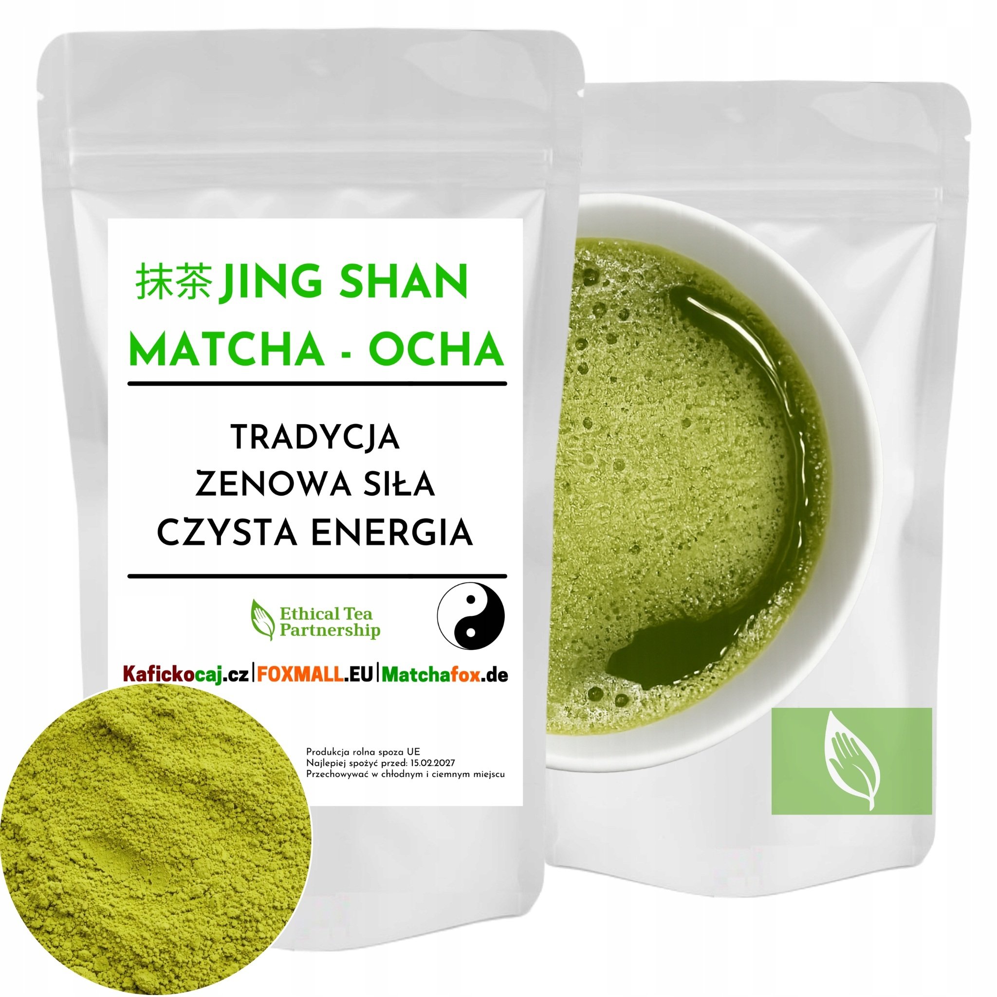 Matcha Jing Shan – chińska zielona herbata matcha 1kg