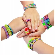 Biżuteria dla dzieci - Gumki Do Robienia Bransoletek Duży Zestaw 6800 Elementów Xxl Dla Dziecka - miniaturka - grafika 1