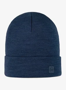 Czapka zimowa Buff Merino Heavyweight Beanie - solid night blue - Czapki męskie - miniaturka - grafika 1