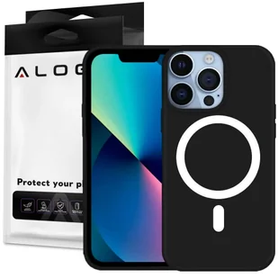 Etui do MagSafe Ultra Slim Mag Alogy do ładowarek Qi do Apple iPhone 13 Pro Czarne + Ładowarka indukcyjna - Etui i futerały do telefonów - miniaturka - grafika 11