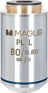 Mikroskopy i lupy - Mikroskop Magus Obiektyw MAGUS SFR80 80/0,80 Plan L Pol /0 - miniaturka - grafika 1