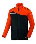 Kurtki męskie - JAKO JAKO Competition 2.0 męska kurtka na każdą pogodę, kolor czarny/neonowy pomarańczowy, 152 7418 - miniaturka - grafika 1
