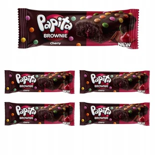 PAPITA BROWNIE WIŚNIA 40G Intensywny Smak Czekolady i Wiśni x5 szt. - Ciastka PAPITA BROWNIE WIŚNIA 40G Intensywny Smak Czekolady i Wiśni x5 szt. - Ciastka - miniaturka - grafika 1