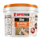 Kleje i inne preparaty budowlane - Klej do płytek dekoracyjnych 15 kg - miniaturka - grafika 1