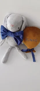 Mały króliczek - maskotka, przytulanka personalizowana - Maskotki i pluszaki Mały króliczek - maskotka, przytulanka personalizowana - Maskotki i pluszaki - miniaturka - grafika 1