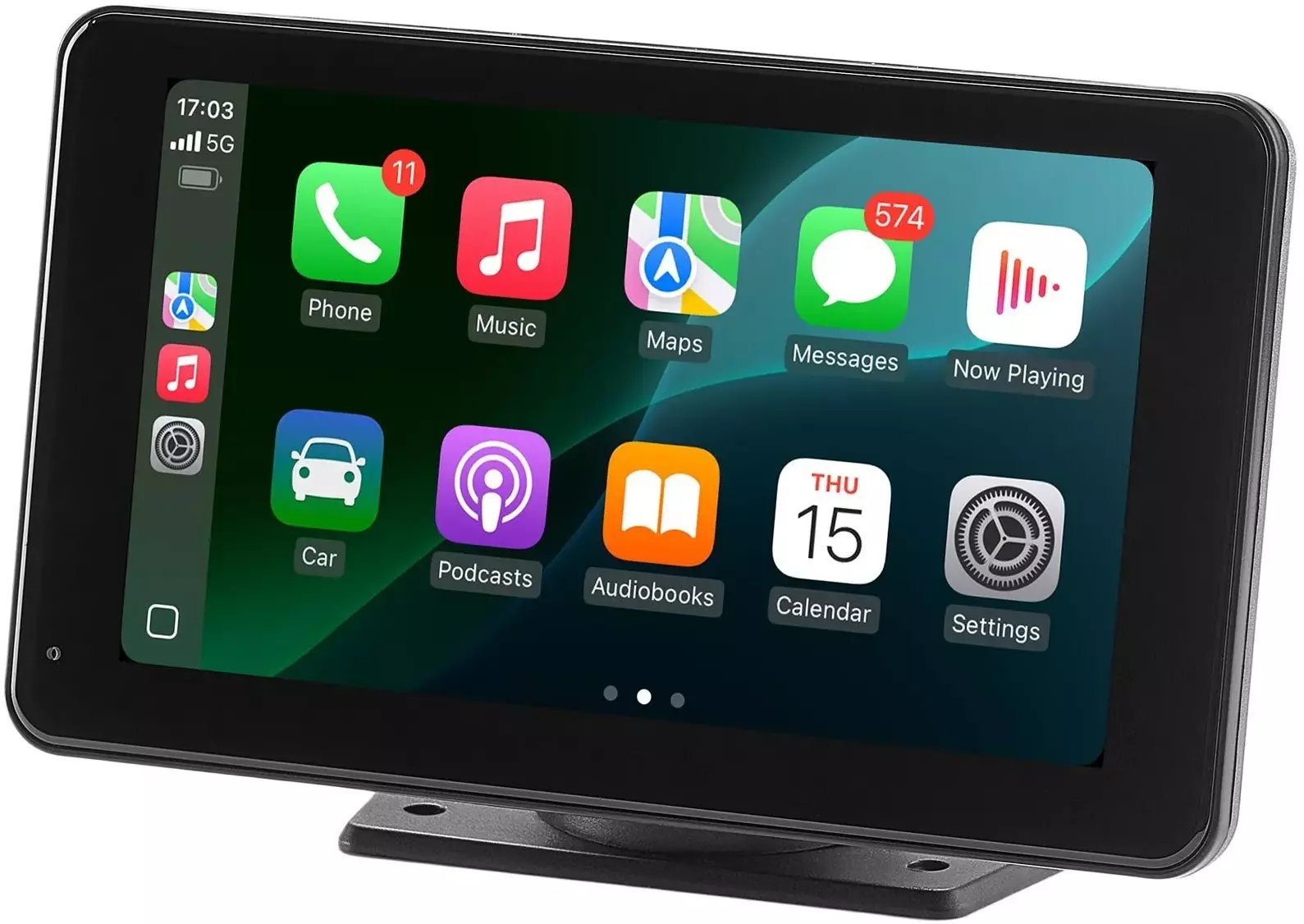 Canva Ekran CarPlay/Android Auto 7 dotykowy BT GPS z kamerą cofania do auta