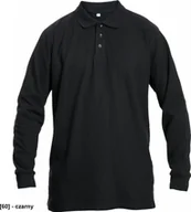 Odzież robocza - CERVA SANGU - koszulka polo dł.rękaw - czarny M - miniaturka - grafika 1