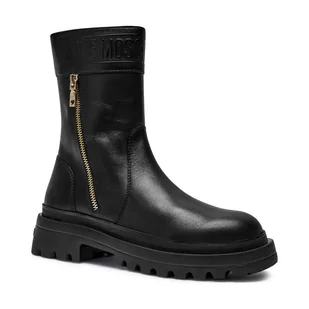 Love Moschino Skórzane botki HER50 - Botki damskie - miniaturka - grafika 1