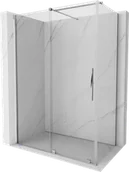 Kabiny prysznicowe - Mexen Velar kabina prysznicowa rozsuwana 150x85 cm, transparent, chrom - 871-150-085-01-01 - miniaturka - grafika 1
