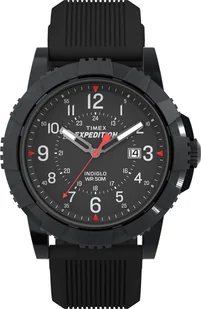 Zegarek Zegarek Timex TW4B32000 Expedition Ridge 45mm Silicone Strap - Zegarki męskie - miniaturka - grafika 1