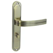 Klamki - Domino Klamka Dekan szyld, WC brąz - miniaturka - grafika 1