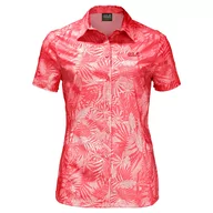 Koszule damskie - Koszula SONORA JUNGLE SHIRT hot coral all over - XS - miniaturka - grafika 1