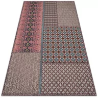 Dywany - Nowoczesny dywan na balkon wzór Aztecki deseń 80x120 cm - miniaturka - grafika 1