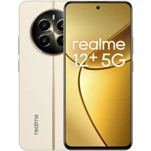 Realme 12 +  12/512GB 5G Beżowy - Telefony komórkowe - miniaturka - grafika 1