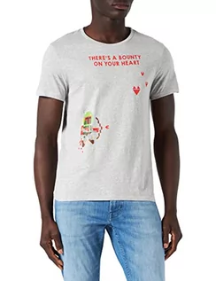 Koszulki męskie - Star Wars Meswmants116 T-shirt męski, szary melanż, M - grafika 1