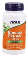 Witaminy i minerały dla sportowców - Now Foods NOW Bacopa Extract 450mg 90vegcaps - miniaturka - grafika 1
