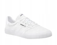 Trampki męskie - ADIDAS TRAMPKI MĘSKIE BIAŁE NISKIE SZNUROWANE 44 T6A - miniaturka - grafika 1