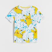 Koszulki dla chłopców - Reserved - T-shirt Pokémon - Biały - miniaturka - grafika 1
