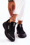 Sneakersy damskie - Damskie Sneakersy Big Star KK274063 Czarne-38 - miniaturka - grafika 1