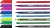 Długopisy - Schneider 102298 Vizz długopis (do łatwego i szybkiego pisania, trzonek w kolorze pisania, szerokość kreski M), 8 sztuk, posortowany, 8 sztuk - miniaturka - grafika 1