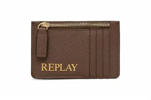 Replay Damski FW5335 portfel z akcesoriami podróżnymi, 1583 Brown Cocoa + Black, 1583 Brown Cocoa + Black, L 12 X H 8 CM - Portfele - miniaturka - grafika 1