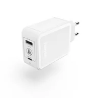 Ładowarki do telefonów - Hama Ładowarka sieciowa Qualcomm Quick Charge/Power Delivery Biały - miniaturka - grafika 1