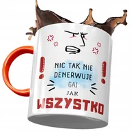 Kubki - Kubek Pomarańczowy Dla Gai Żony Przyjaciółki z Nadrukiem ze Zdjęciem + Opakowanie na prezent (wzór 03) - miniaturka - grafika 1