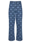 Spodnie męskie - adidas Jeansy JY2993 Niebieski Regular Fit - miniaturka - grafika 1