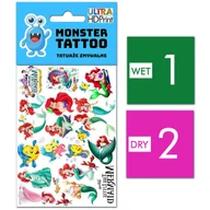 Zabawki kreatywne - TATUAŻE ZMYWALNE DLA DZIECI MAŁA SYRENKA ARIELKA WZORY ORYGINALNE - miniaturka - grafika 1