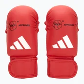 Kimona, stroje i obuwie - Ochraniacze na dłonie adidas WKF red WYSYŁKA W 24H 30 DNI NA ZWROT - miniaturka - grafika 1