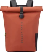Plecaki - Plecak miejski jednokomorowy rolowany Delsey Turenne Ceglany - miniaturka - grafika 1
