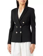 Kurtki damskie - Pinko Damska kurtka z tkaniny Alexia Scu Stitch, Z99_czarna limuzyna, 42 - miniaturka - grafika 1