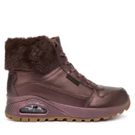 Botki damskie - Botki Skechers Uno Rugged 167821/BRN Brązowy - miniaturka - grafika 1