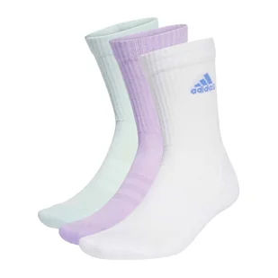 Skarpetki adidas Cushioned Sportswear Crew Socks Powder Plum 3 Pack KXXL - Skarpetki damskie - miniaturka - grafika 1