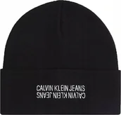 Czapki damskie - CALVIN KLEIN CZAPKA ZIMOWA CK UNIWERSALNA ZIMA CKJ - miniaturka - grafika 1