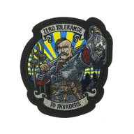 Odzież taktyczna i umundurowanie - M-Tac - Naszywka Zero Tolerance - Haft - Cordura 500D - Żółty/Niebieski - 51490002 - miniaturka - grafika 1