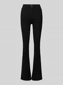 Spodnie damskie - Jeansy o rozkloszowanym kroju z 5 kieszeniami model ‘PEGGY’ - miniaturka - grafika 1