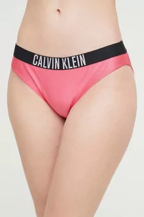Stroje kąpielowe - Calvin Klein figi kąpielowe kolor fioletowy - grafika 1