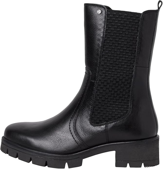 Tamaris Botki Damskie Czarne Skórzane 37 Jjb