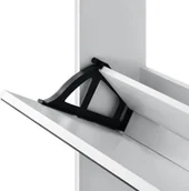 Szafki na buty - [en.casa] Szafka na buty Lund 102,5 x 63 x 17 cm Wywrotka na buty Ławka na buty Przechowywanie butów 3 schowki Lustrzana biel - miniaturka - grafika 1