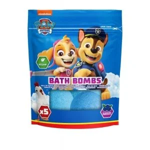 Nickelodeon Musujące kule do kąpieli o zapachu borówki Psi Patrol mix kolorów 5 x 50 g - Kosmetyki kąpielowe dla dzieci - miniaturka - grafika 1