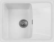 Zlewozmywaki - Zlew PLADOS HARMONY 61.10 MLECZNY (white 58) (HR615058) - miniaturka - grafika 1