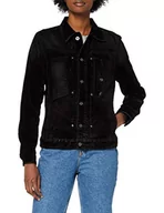 Kurtki damskie - G-STAR RAW Utility Slim kurtka damska, Czarny (Black Iced Flock D17886-c478-b699), XL - miniaturka - grafika 1
