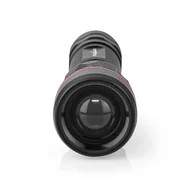 Latarki - Latarka LED - zasilanie bateryjne - 3,7 V DC - 10 W - Wbudowane baterie litowo-jonowe w zestawie - Możliwość ponownego ładowania - Znamionowy strumień świetlny: 1000 lm - Zakres światła: 200 m - Kąt - miniaturka - grafika 1