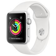 Smartwatch - Apple Watch 3 GPS 38mm Aluminium srebrne z białym paskiem Sport MTEY2EL/A - miniaturka - grafika 1