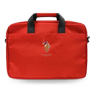 U.S. Polo ASSN Torba U.S Polo ASSN US Polo Torba USCB15PUGFLRE 15&quot czerwona red USCB15PUGFLRE - Torby na laptopy - miniaturka - grafika 2